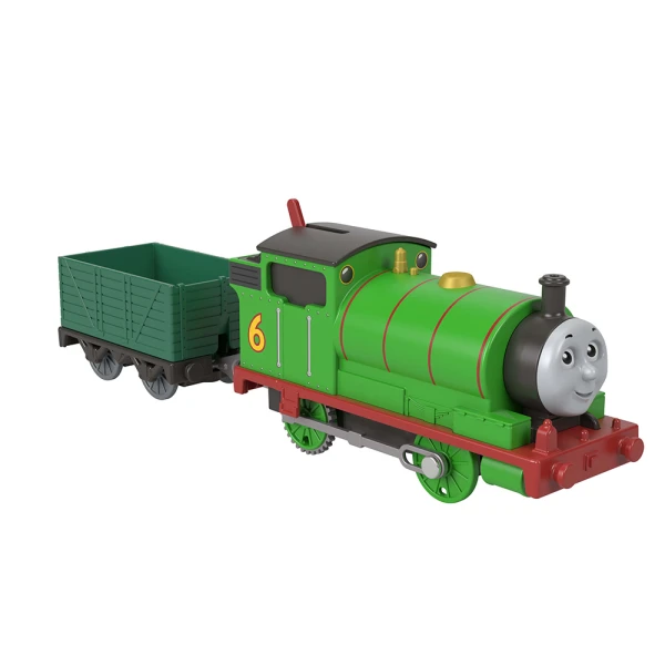 THOMAS THE TRAIN - MOTORIZED TRAIN WITH WAGON - PERCY