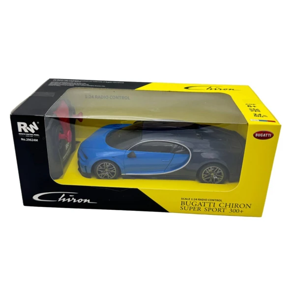 RW RC STREET CARS RC CAR 1:24 BUGATTI CHIRON - 2 COLOURS