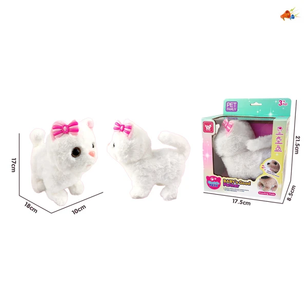 MECHANICAL TOY KITTEN WALKS AND MEOWS