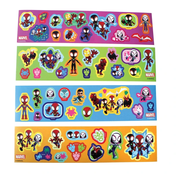 STICKER ALBUM WITH STICKERS SPIDEY AND HIS AMAZING FRIENDS