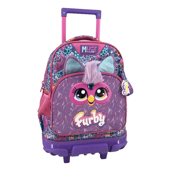 MUST TEAM ΤΣΑΝΤΑ TROLLEY ΔΗΜΟΤΙΚΟΥ 34Χ20Χ44 εκ. 3 ΘΗΚΕΣ FURBY