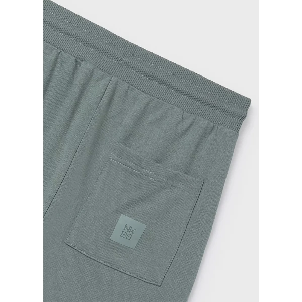 MAYORAL BERMUDA PANTS FLEECE BASIC LIGHT GREEN