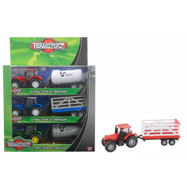 TEAMSTERZ TRACTOR AND TRAILER FOR AGES 3+