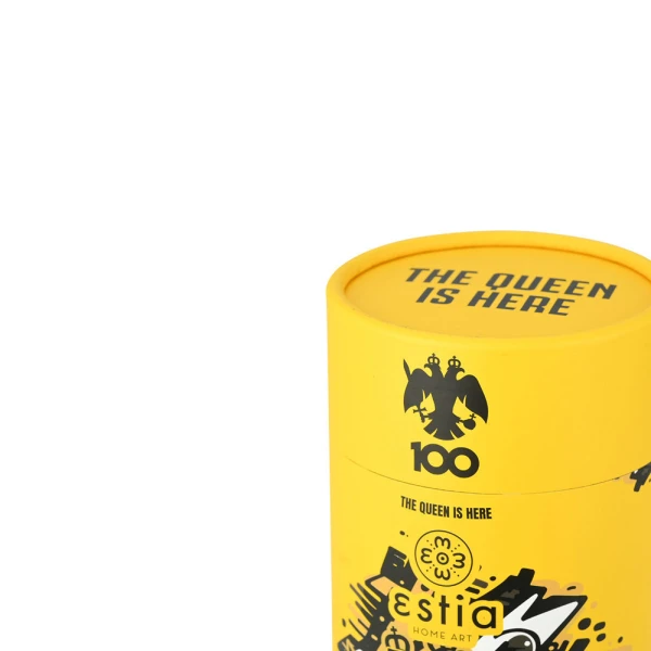 ESTIA HOME ART THERMAL COFFEE MUG 350ml - AEK THE QUEEN IS HERE