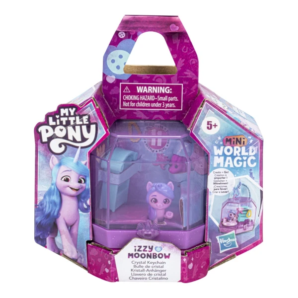 MY LITTLE PONY MINI WORLD MAGIC CRYSTAL KEYCHAIN - IZZY MOONBOW