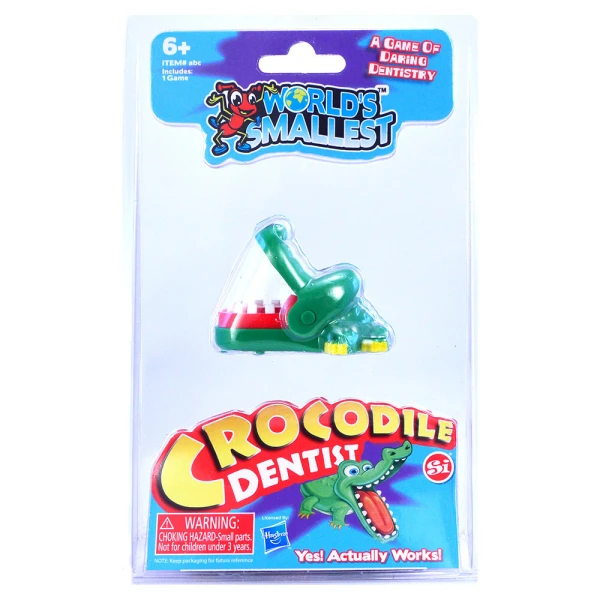 WORLD\'S SMALLEST MINIATURE CROCODILE DENTIST