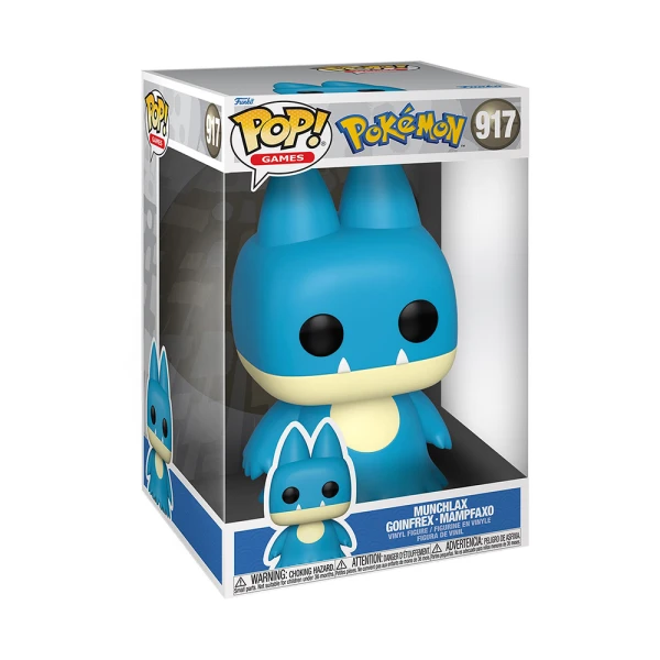 FUNKO POP! JUMBO POKEMON ΦΙΓΟΥΡΑ ΒΙΝΥΛΙΟΥ MUNCHLAX 917
