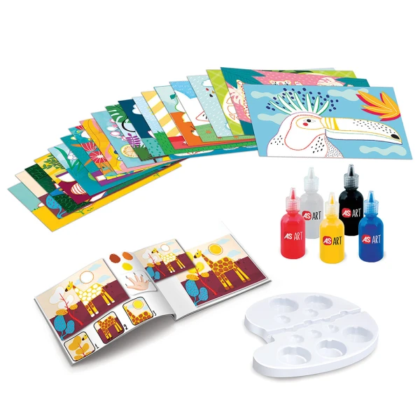 HAPPIHOBBI ART MY FIRST FINGER PAINTS FOR AGES 3+