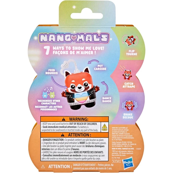 NANO-MALS ELECTRONIC FIDGET PET - PAMANDA THE RED PANDA