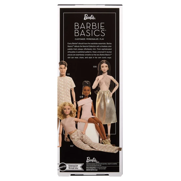 BARBIE BASICS ΚΟΥΚΛΑ ΞΑΝΘΙΑ ΣΓΟΥΡΑ ΜΑΛΛΙΑ