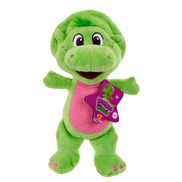 FISHER PRICE BARNEY\'S WORLD PLUSH 20 cm DINOSAUR GREEN