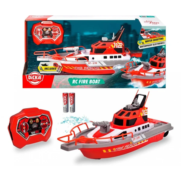DICKIE TOYS RC REMOTE CONTROL FIRE BOAT