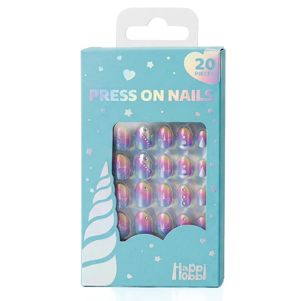 HAPPIHOBBI STICKY NAILS SPARKLE LOVE - 2 DESIGNS