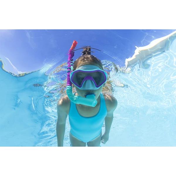 BESTWAY SET MASK WITH SNORKEL & FINS PINK