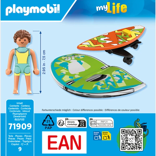 PLAYMOBIL MY LIFE ΜΑΘΗΜΑ WING-SURFING