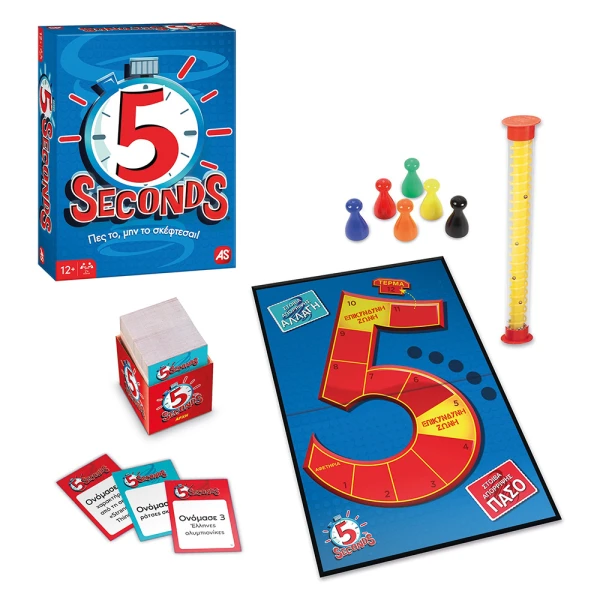 AS GAMES BOARD GAME 5 SECONDS FOR AGES 12+