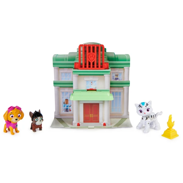 PAW PATROL PUPS WITH MINI PLAYSET CATPACK