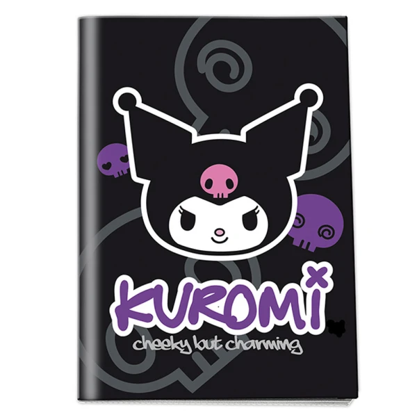 STAPLE NOTEBOOK 17X25 40 SHEETS KUROMI - 3 DESIGNS