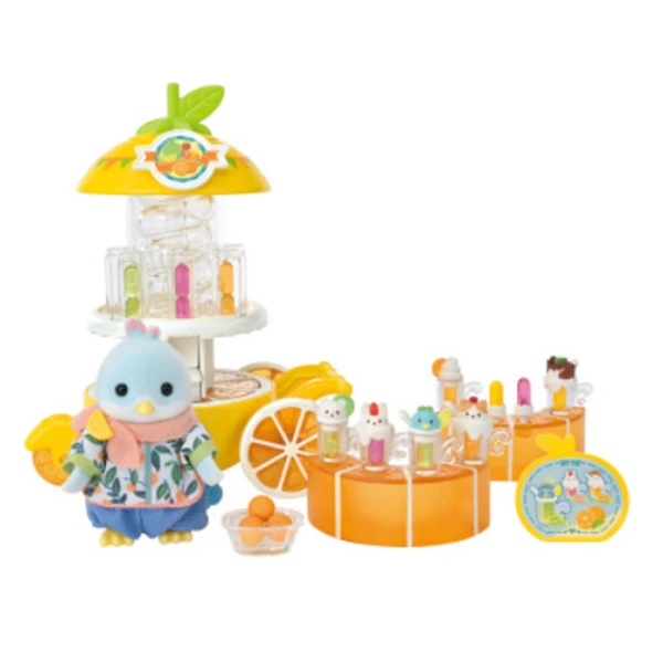 THE SYLVANIAN FAMILIES CITRUS BIRD JUICE STAND