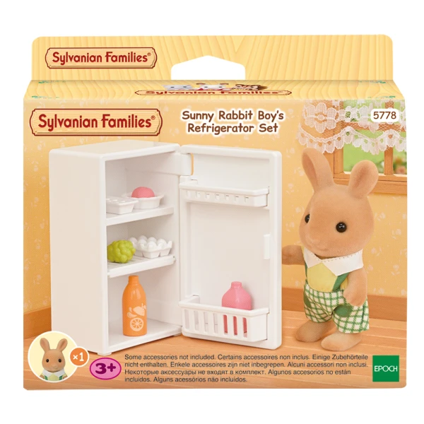 THE SYLVANIAN FAMILIES SUNNY RABBIT BOY\'S REFRIGERATOR SET
