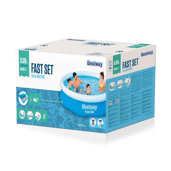 BESTWAY ΠΙΣΙΝΑ 305X66 cm FAST SET
