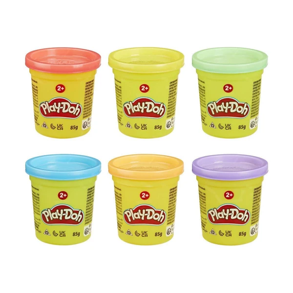 PLAY-DOH ΜΟΝΟ ΒΑΖΑΚΙ 85g - 6 ΧΡΩΜΑΤΑ
