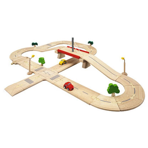 ΞΥΛΙΝΟ ΠΑΙΧΝΙΔΙ PLAN TOYS  ROAD SYSTEM DELUXE