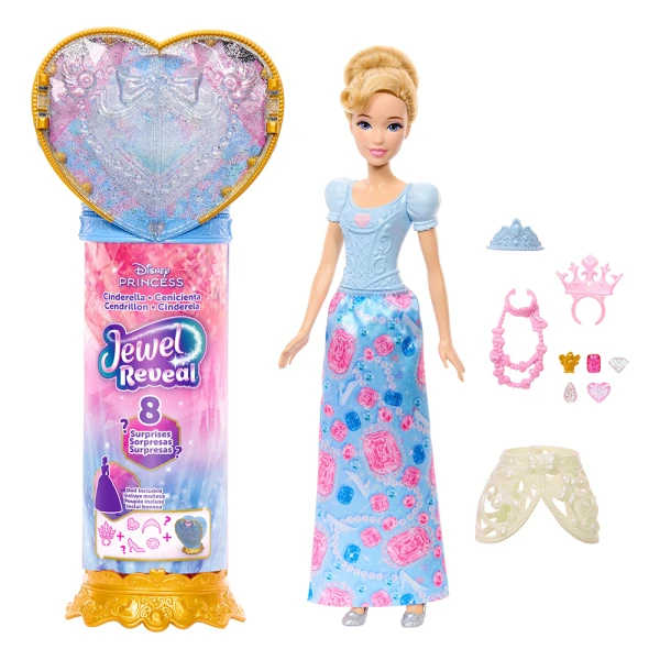DISNEY PRINCESS ΚΟΥΚΛΑ ΣΤΑΧΤΟΠΟΥΤΑ ΜΕ ΚΟΣΜΗΜΑΤΟΘΗΚΗ