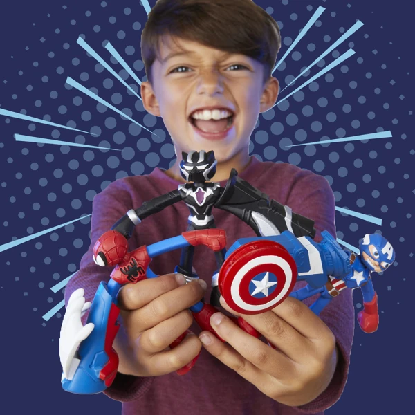 PLAY-DOH ΣΕΤ ΠΑΙΧΝΙΔΙΟΥ SPIDERMAN LAUNCH AND SLICE BATTLE