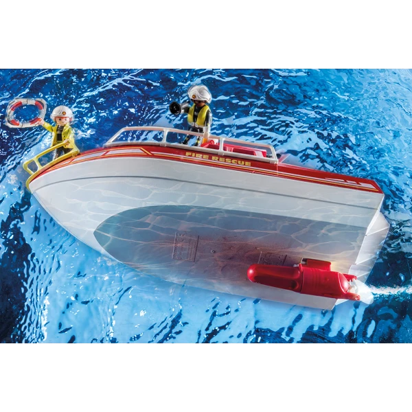 PLAYMOBIL ΠΥΡΟΣΒΕΣΤΙΚΟ ΣΚΑΦΟΣ ΔΙΑΣΩΣΗΣ 