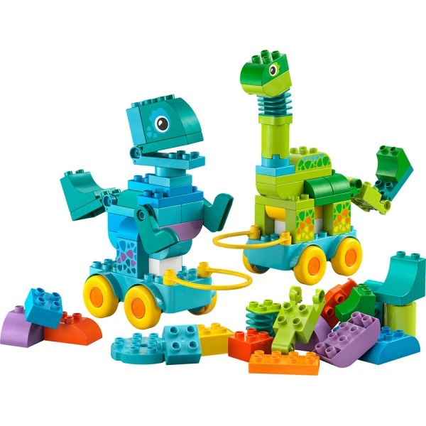 LEGO® DUPLO® TOWN 3ΣΕ1 ΔΕΙΝΟΣΑΥΡΟΙ ΣΕ ΤΡΟΧΟΥΣ