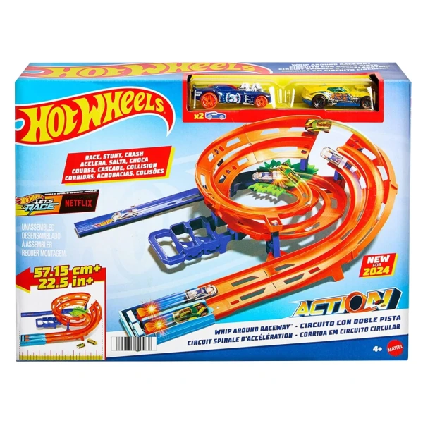 HOT WHEELS SUPER WHIP AROUND RACEWAY