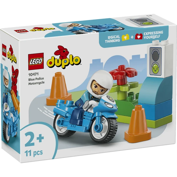 LEGO® DUPLO® TOWN ΜΠΛΕ ΑΣΤΥΝΟΜΙΚΗ ΜΟΤΟΣΙΚΛΕΤΑ