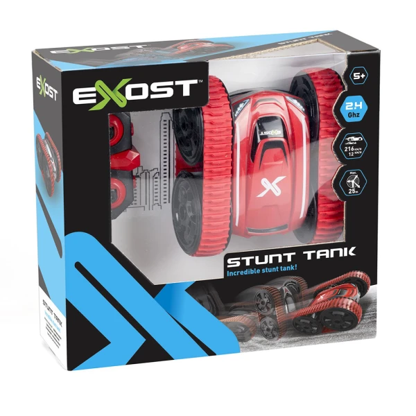 EXOST STUNT TANK ΤΗΛΕΚΑΤΕΥΘΥΝΟΜΕΝΟ ΑΥΤΟΚΙΝΗΤΟ ΚΟΚΚΙΝΟ 