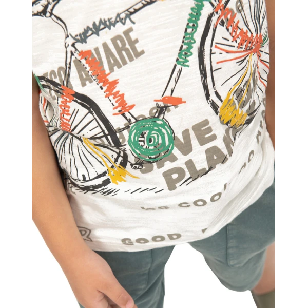 ENERGIERS BEBE BOY BLOUSE ECRU