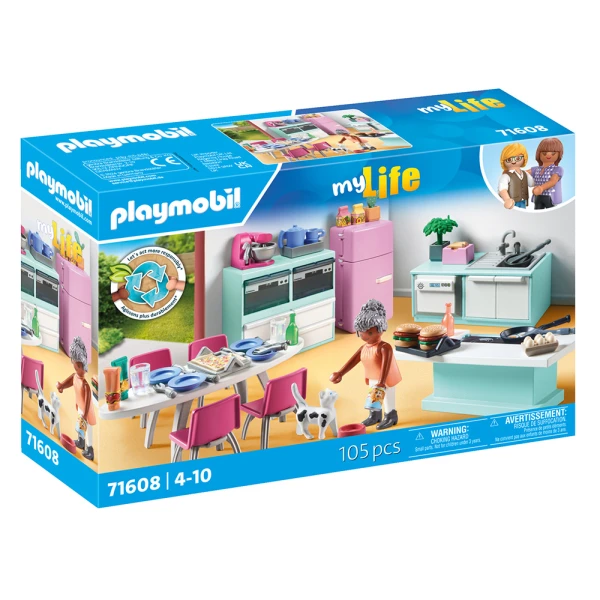 PLAYMOBIL CITY LIFE ΜΟΝΤΕΡΝΑ ΚΟΥΖΙΝΑ ΜΕ ΤΡΑΠΕΖΑΡΙΑ