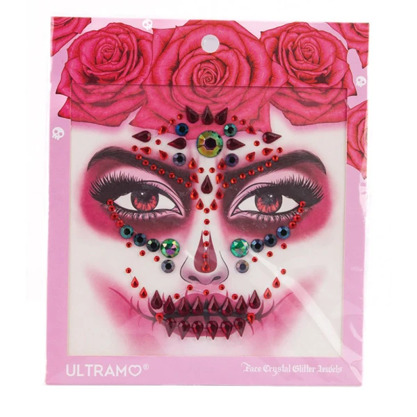 CARNIVAL ACCESSORY FACE STICKERS - 5 DESIGNS