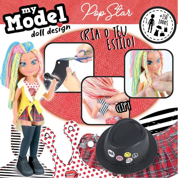 EDUCA MY MODEL DOLL DESIGN POP STAR