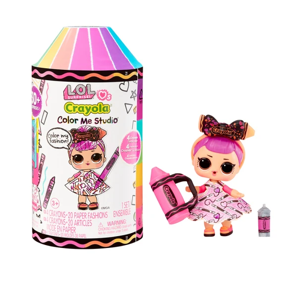 L.O.L. SURPRISE LOVES CRAYOLA STUDIO ΖΩΓΡΑΦΙΚΗΣ ΜΕ ΚΟΥΚΛΑ
