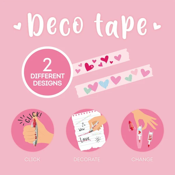 LEGAMI DECORATION TAPE PEN DECO TAPE - HEART
