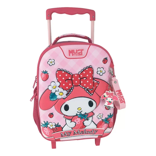 MUST TEAM PRESCHOOL TROLLEY BACKPACK 27X10X31 cm WITH 2 COMPARTMENTS MY MELODY