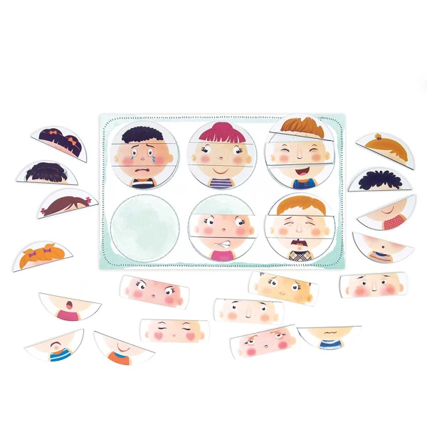 HAPPIHOBBI MAGNET FEELINGS 42 EDUCATIONAL PAPER MAGNETS FOR AGES 3+