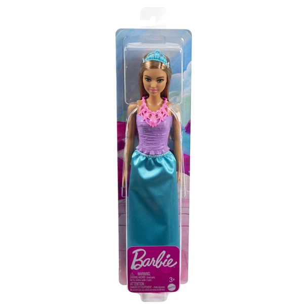 ΚΟΥΚΛΑ BARBIE ΠΡΙΓΚΙΠΙΚΟ ΦΟΡΕΜΑ ΜΩΒ-ΜΠΛΕ