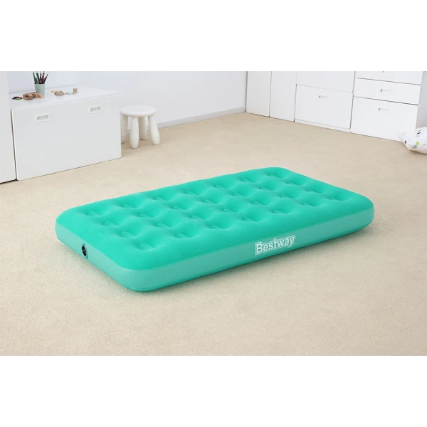 BESTWAY CHILDREN INFLATABLE AIRBED 158X89X18 cm DROWSY DREAMER AIR LIGHT BLUE WITH MANUAL HAND PUMP