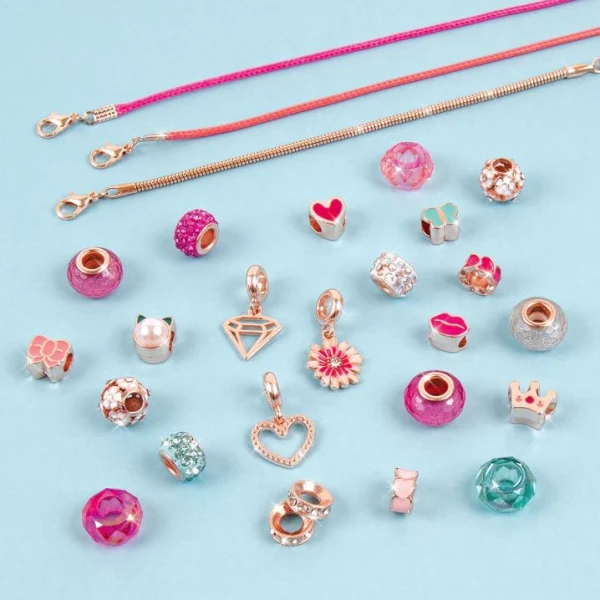 MAKE IT REAL - HALO CHARMS BRACELETS: THINK PINK 