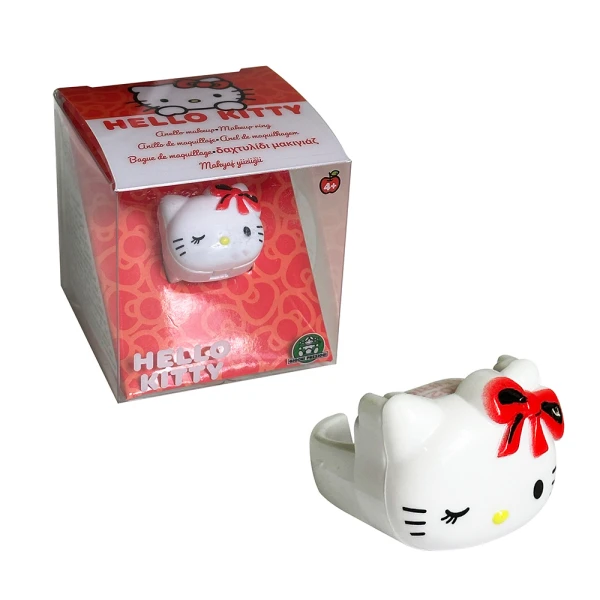 HELLO KITTY RING WITH LIP BALM - SEVERAL DESIGNS