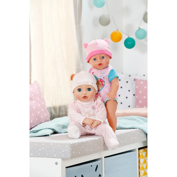 ZAPF CREATION BABY BORN INTERACTIVE DOLL ANNABELL 43 cm WITH ACCESSORIES