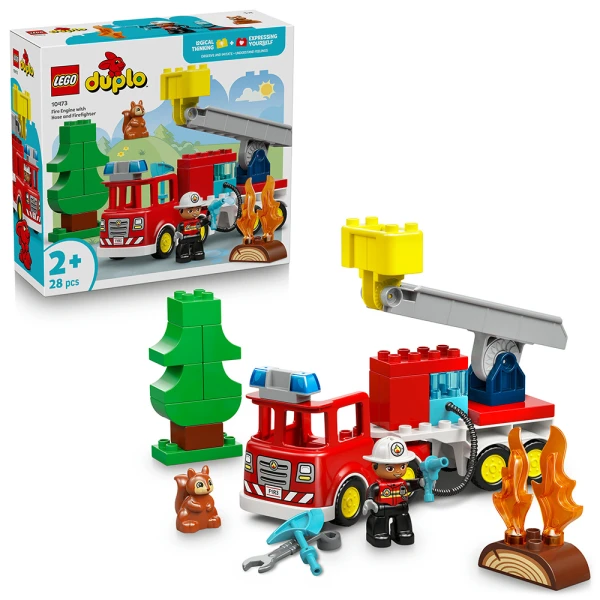 LEGO® DUPLO® TOWN FIRE TRUCK WITH HOSE AND FIREFIGHTER