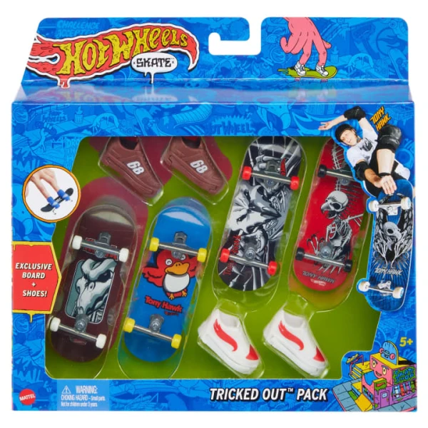 HOT WHEELS 4 SKATE AND SHOES - TRICKED OUT PACK 2