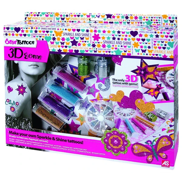 STAR TATTOOS 3D SPARKLE & SHINE TATTOO